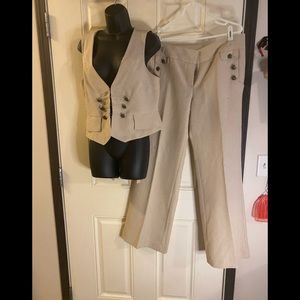 2 piece pant suit with vest